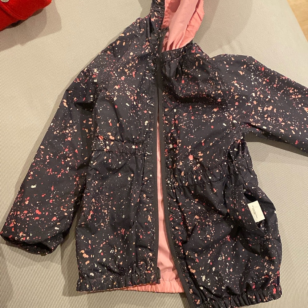 IKKS nylon rain jacket size 4
